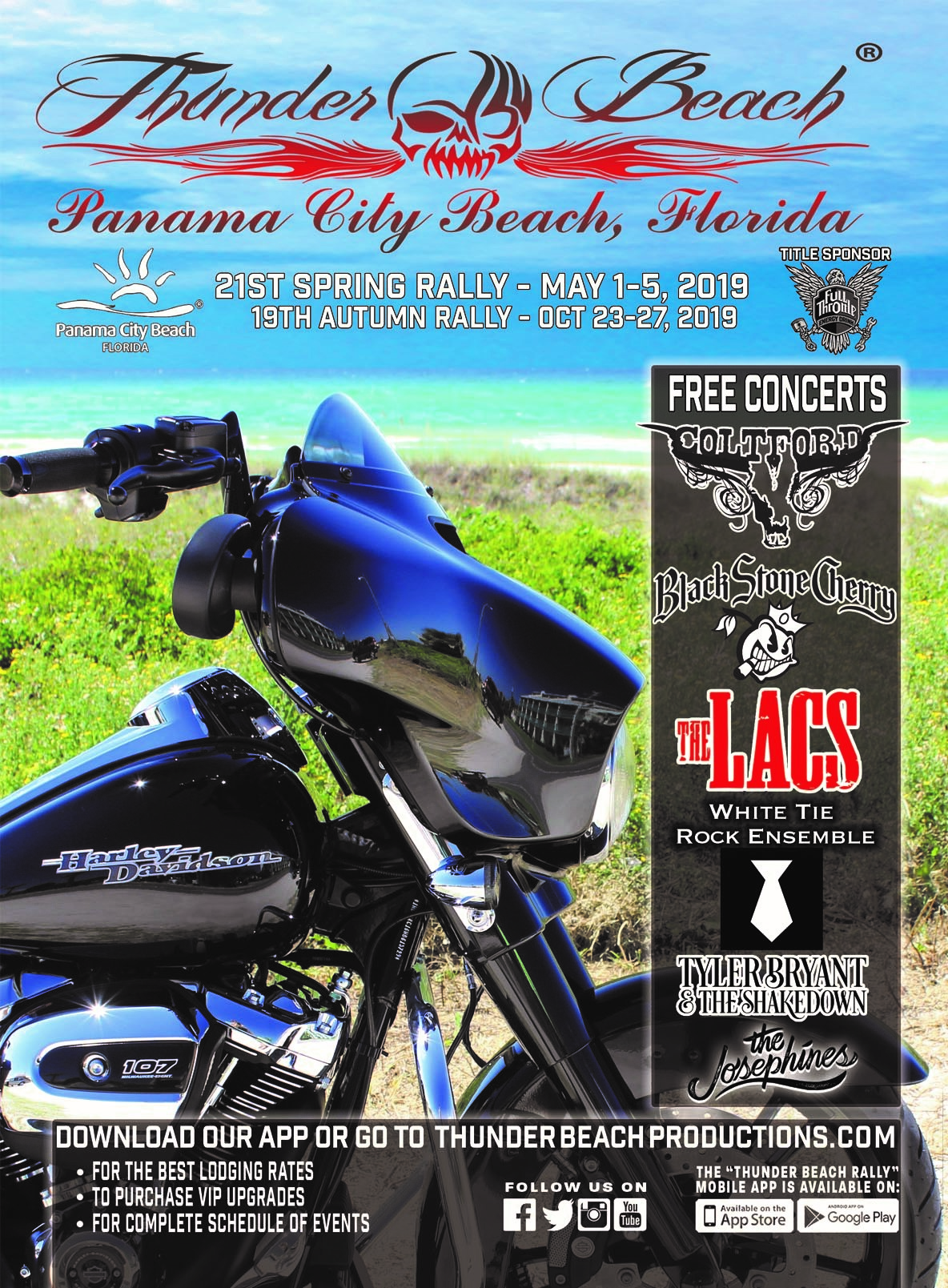 21st Annual Thunder Beach Spring Rally Places 2 Ride